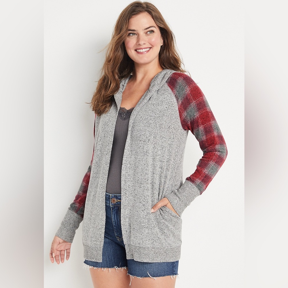 Maurices Heather Gray Knit Top